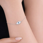 Minimalist Evil Eye Bracelet