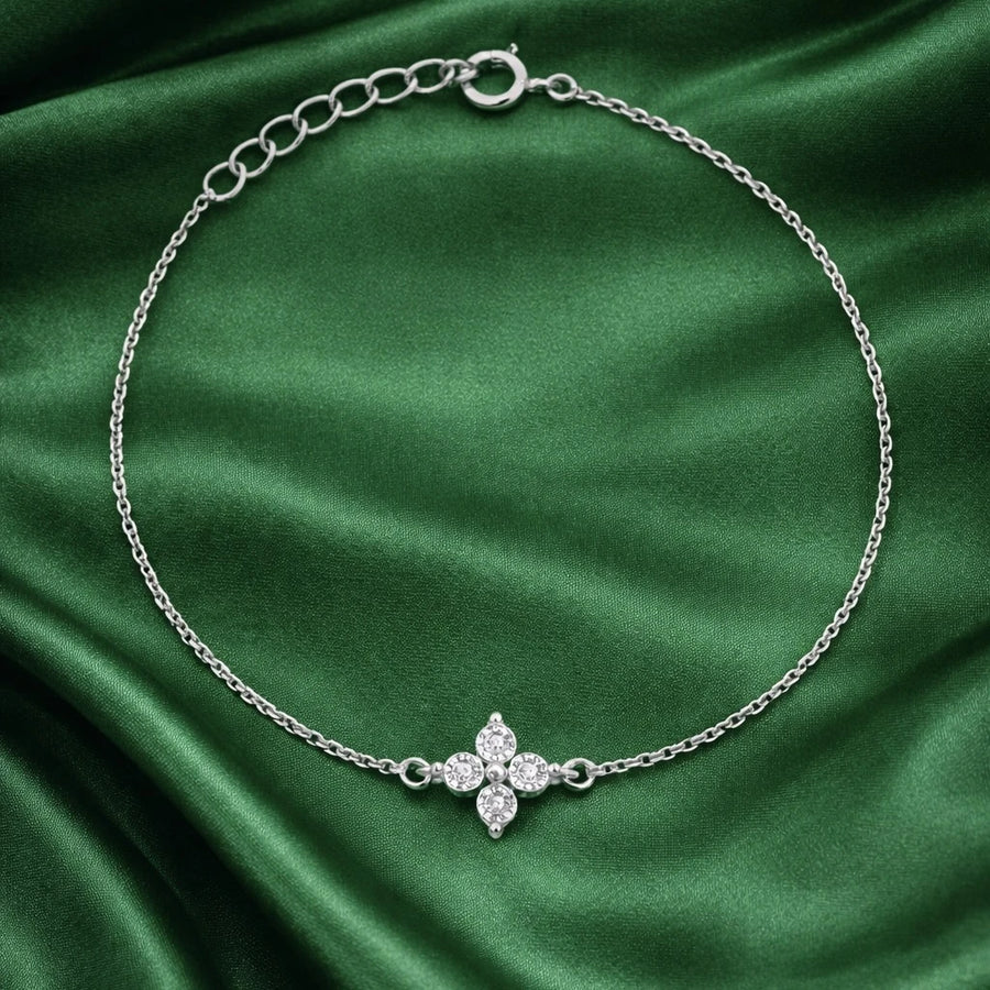 Flower Diamond Bracelet
