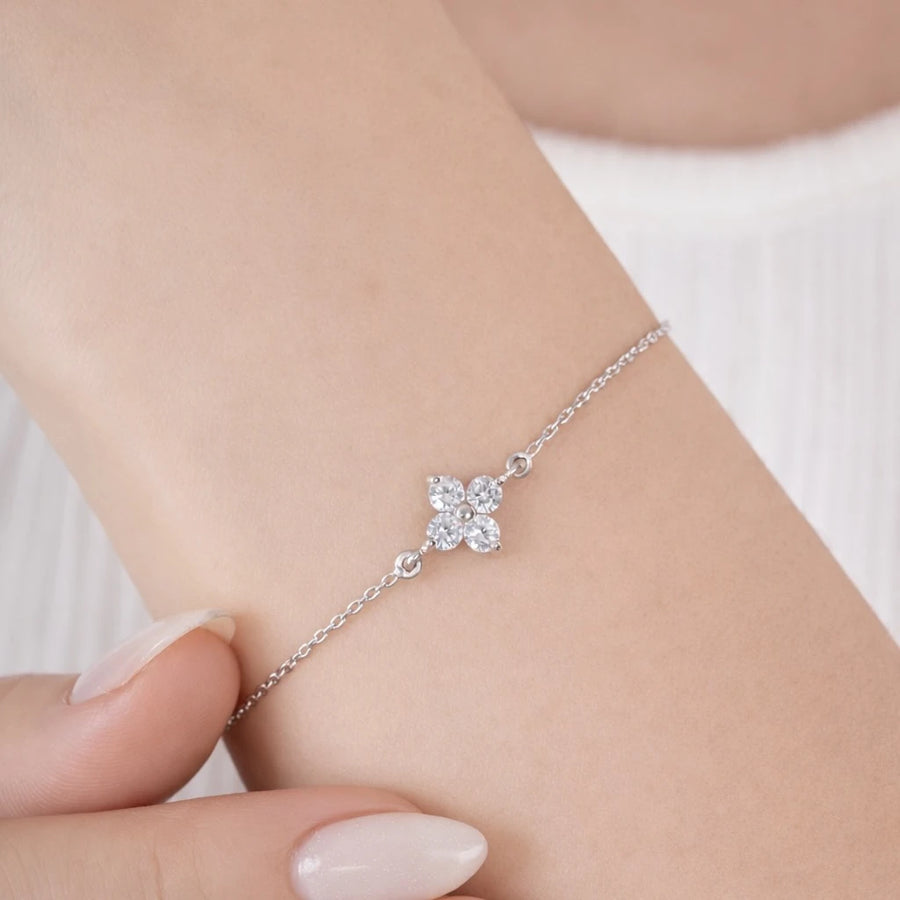 Flower Diamond Bracelet