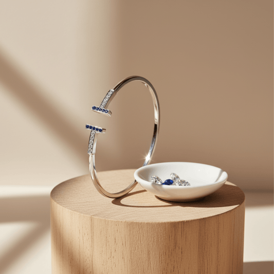 Twisting T Toi et Moi Diamond Bracelet - 92Five