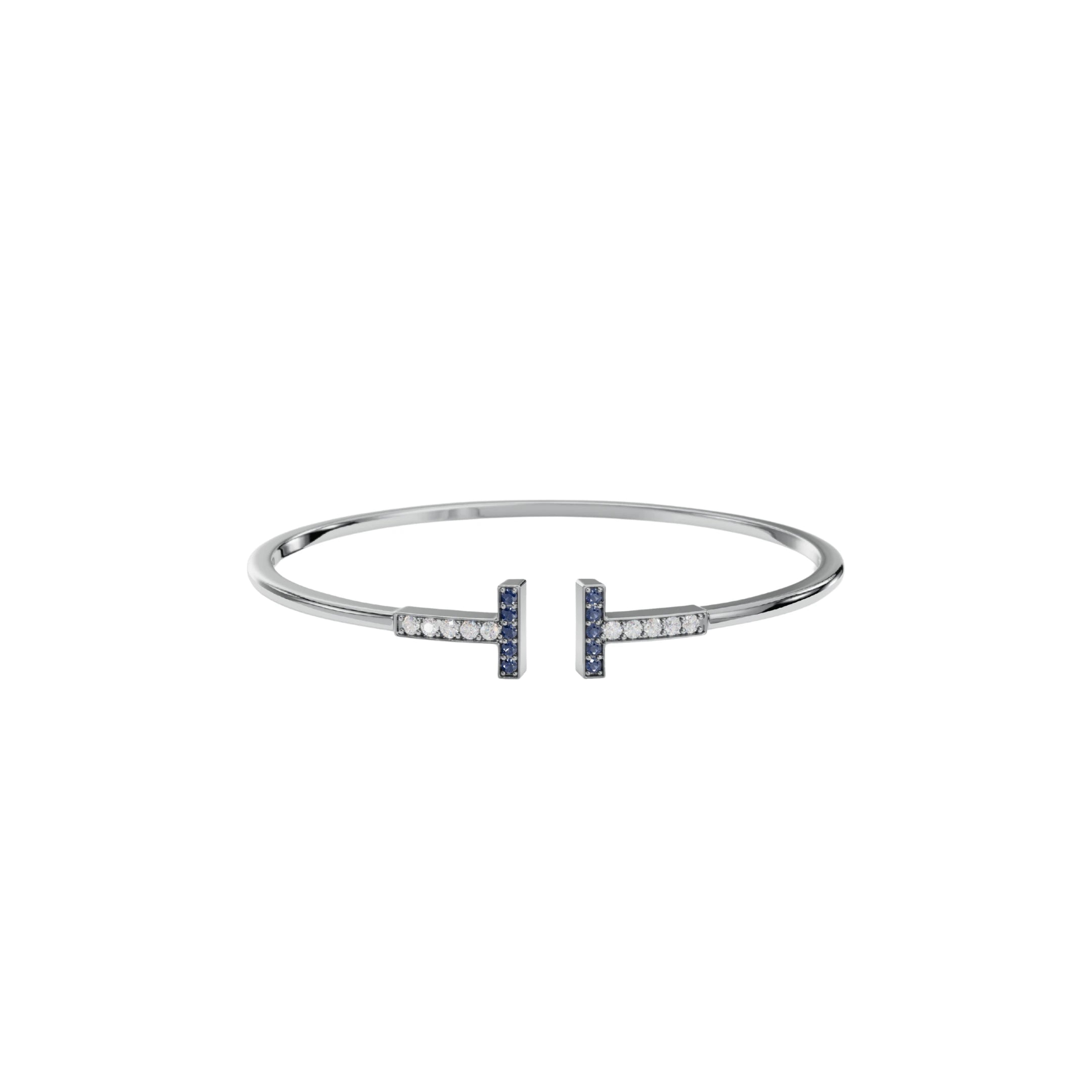 Twisting T Toi et Moi Diamond Bracelet Main image