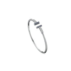 Twisting T Toi et Moi Diamond Bracelet