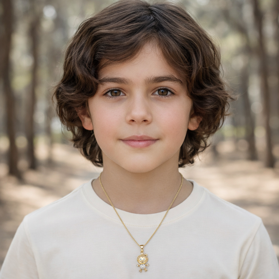 18K Gold Vermeil Little Prince Pendant