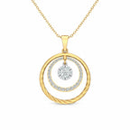 Celestial Halo 18K Gold Vermeil Pendant