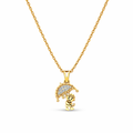 18KT Gold Plated Umbrella Kid Pendant