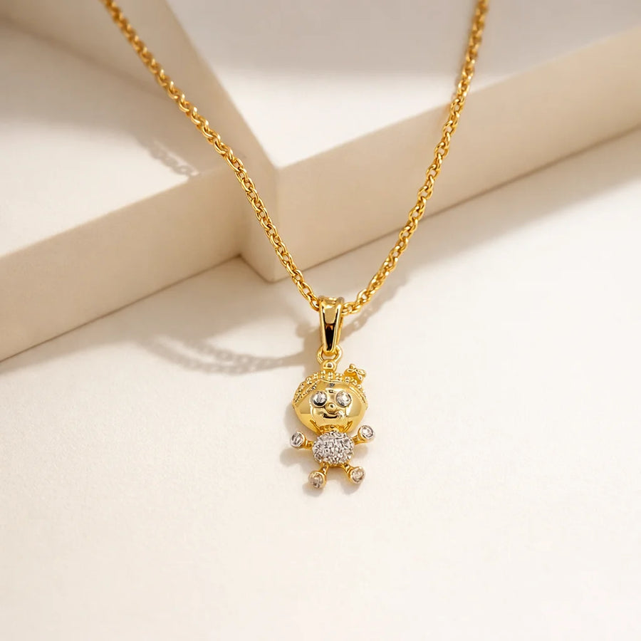 18K Gold Vermeil Little Prince Pendant