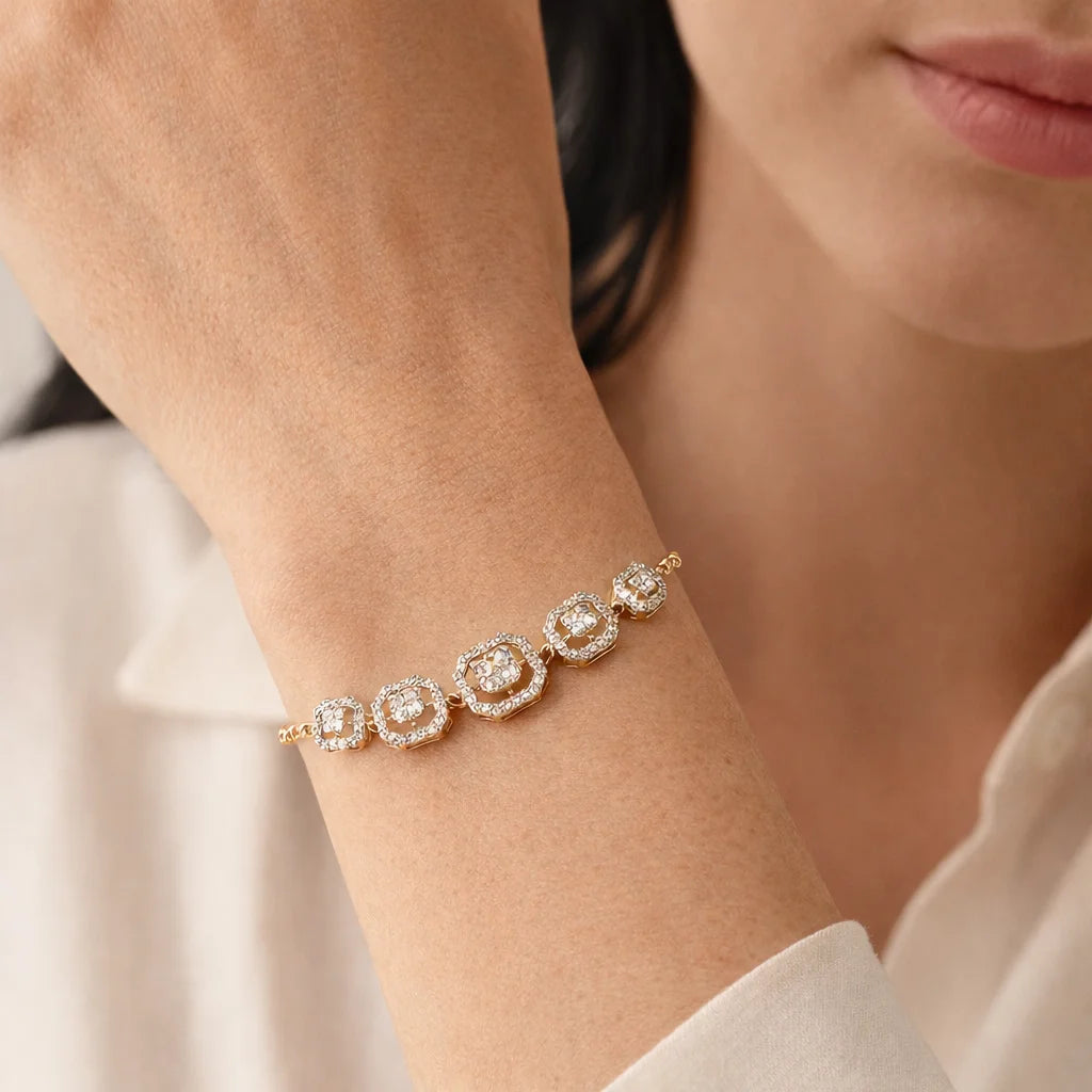 Royal Radiance 18K Gold Vermeil Bracelet Main image