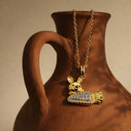 18KT Gold Plated Bunny Carrot Pendant