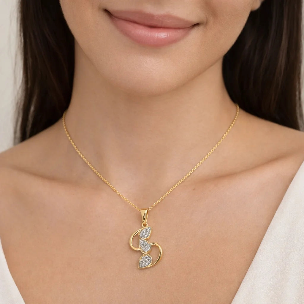 Eternal Bloom 18K Gold Plated Pendant Secondary image