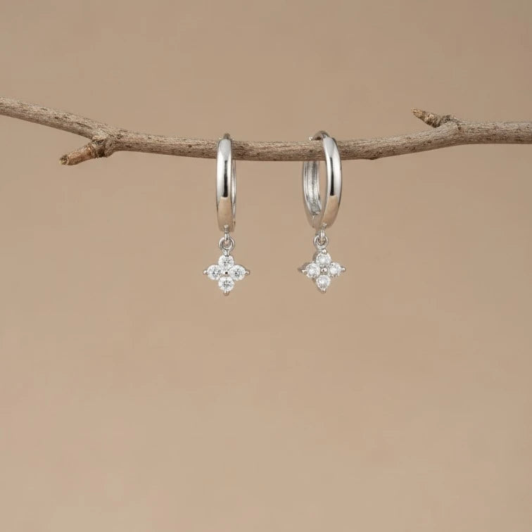 Diamond Dainty Huggies Earrings