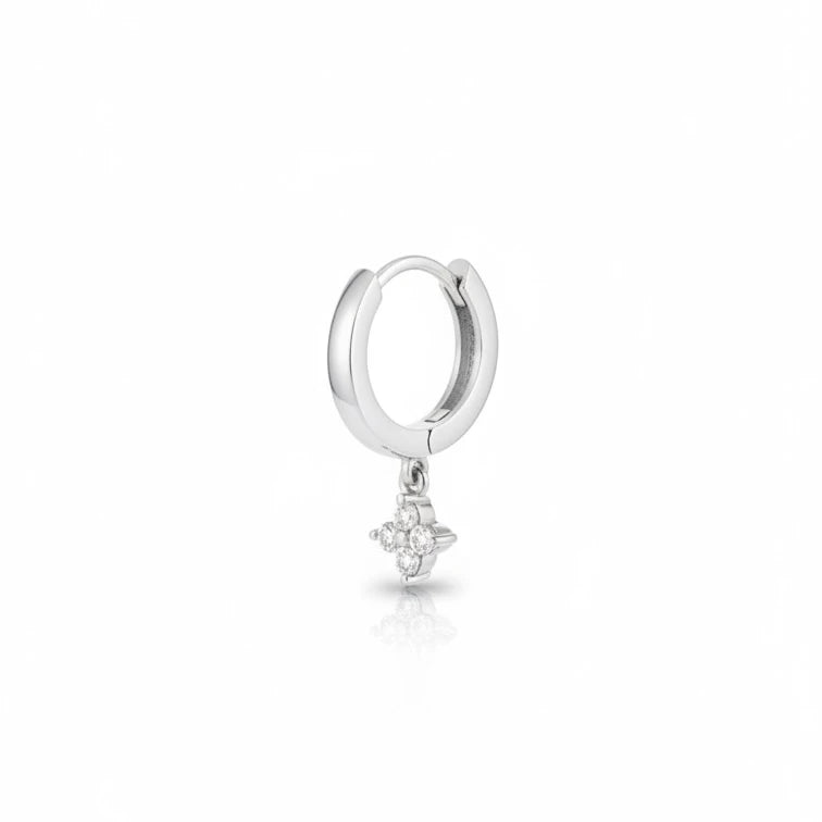 Diamond Dainty Huggies Earrings
