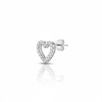 Diamond Heart Earrings