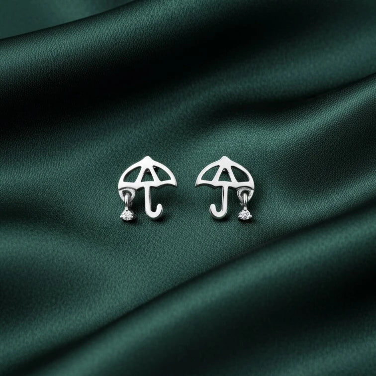 Dangling Umbrella Earrings