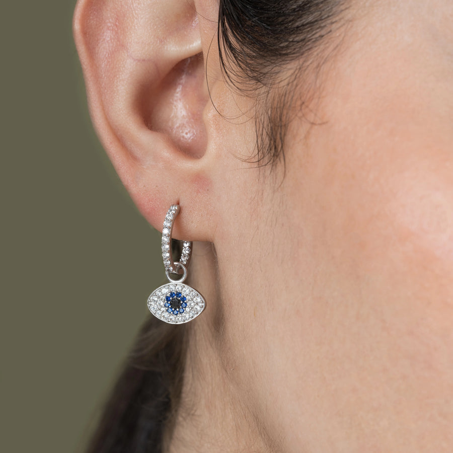 Evil Eye Drop Earrings