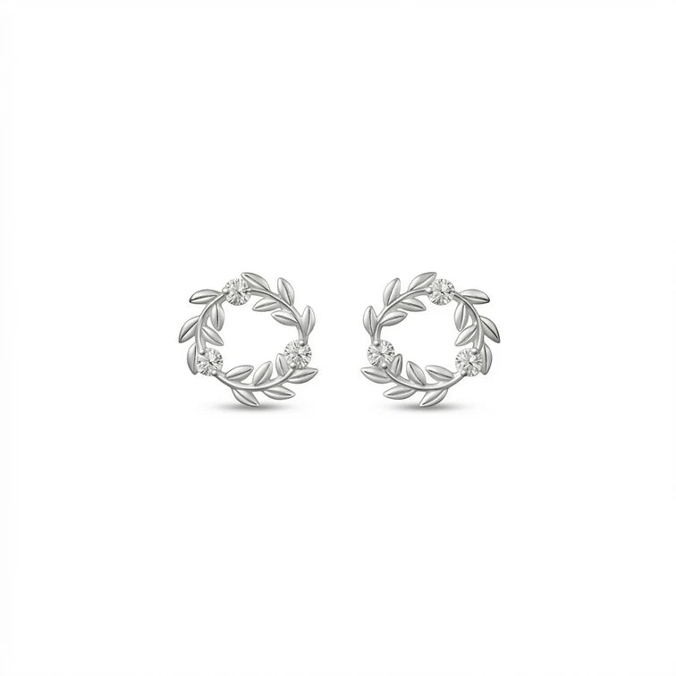Flower Wreath Earrings