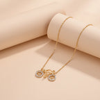 Vintage Bicycle 18K Gold Vermeil Pendant