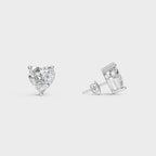 92five jewels 925 Silver Heart Shape Earrings Or Mini Studs Silver Jewellery for Women & Girl's | Great for Gifting - 92Five