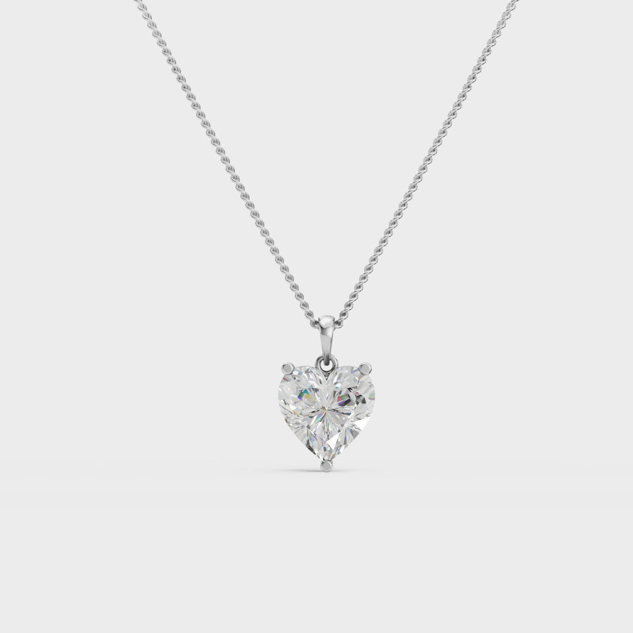 92FIVE JEWELS 925 Silver Heart Shape PendantSilver Jewellery for Women & Girl's | Great for Gifting
