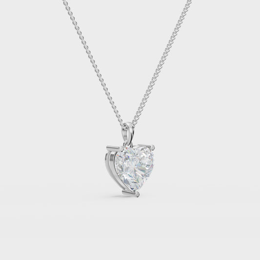 Heart - Shaped Diamond Pendant Set for Women - 92Five