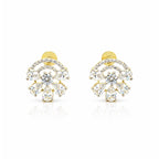 18KT Gold Floral Spark Studs