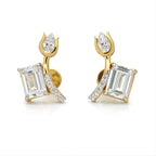 Radiant Tulip Spark Stud Earrings 18KT Gold Plated