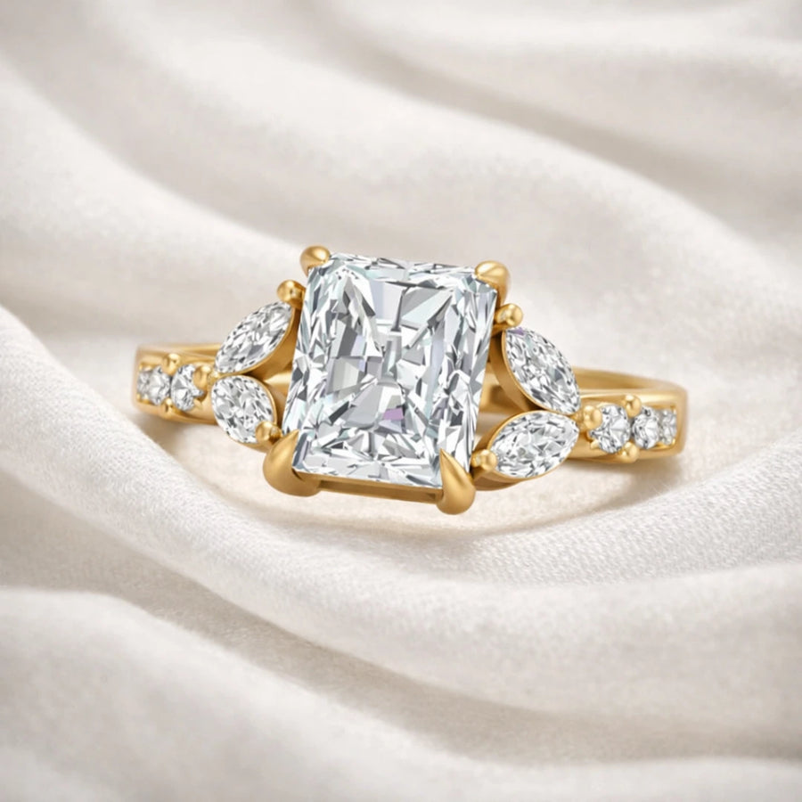 Regal Radiance 18KT Gold Plated Ring