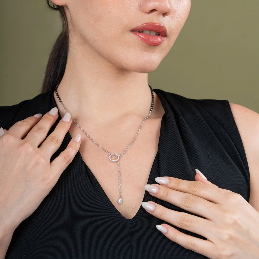 Delicate and Lightweight Diamond Mangalsutra