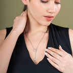 Heart Shape Delicate Diamond Mangalsutra