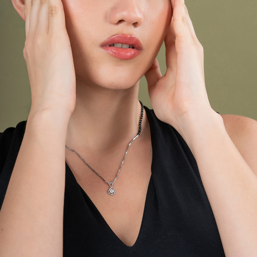 Olga Infinity Delicate Diamond Mangalsutra