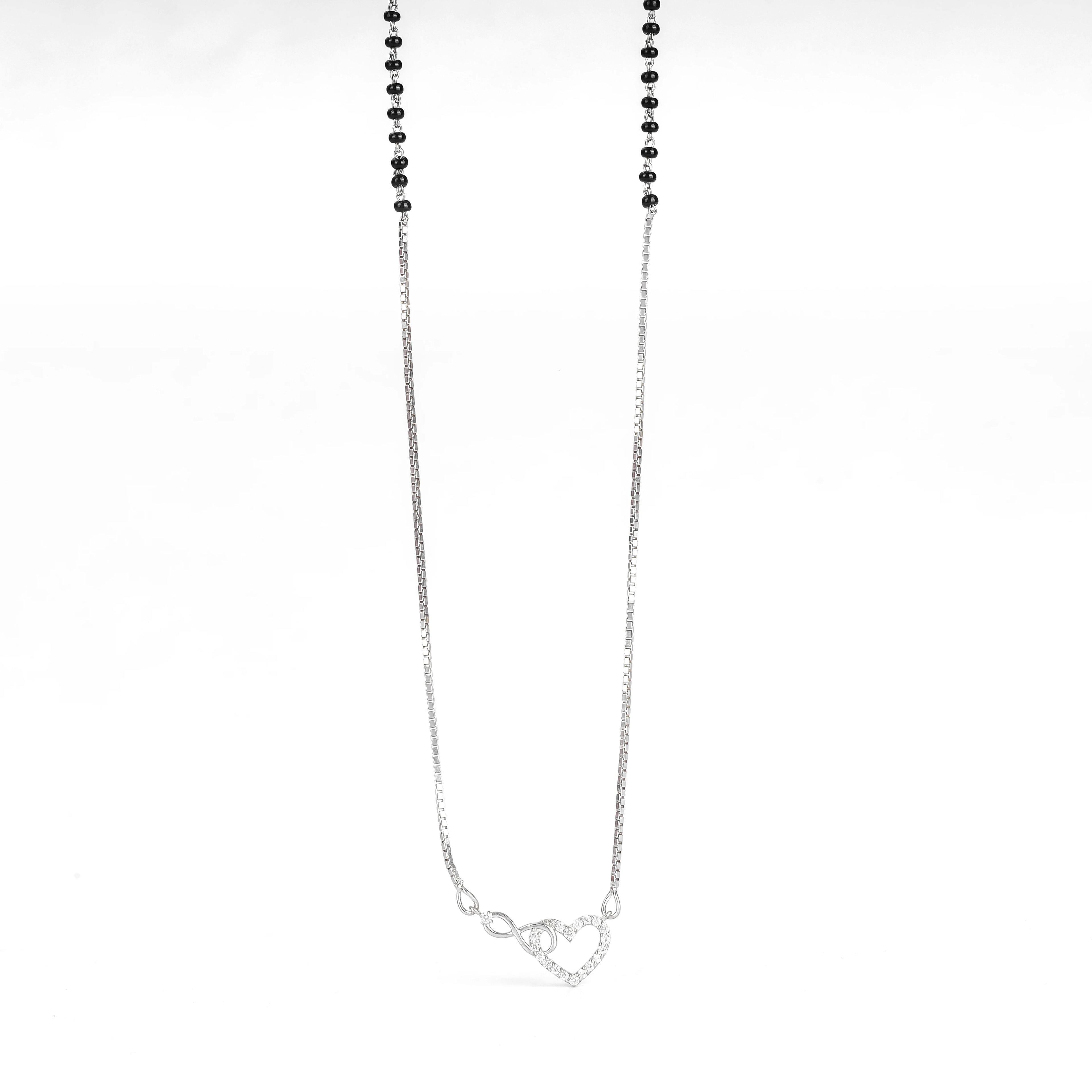 Infinity Heart Diamond Mangalsutra