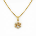 18KT Gold Radiant Bloom Pendant
