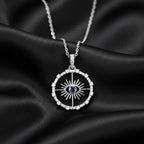 Sapphire Evil Eye Pendant
