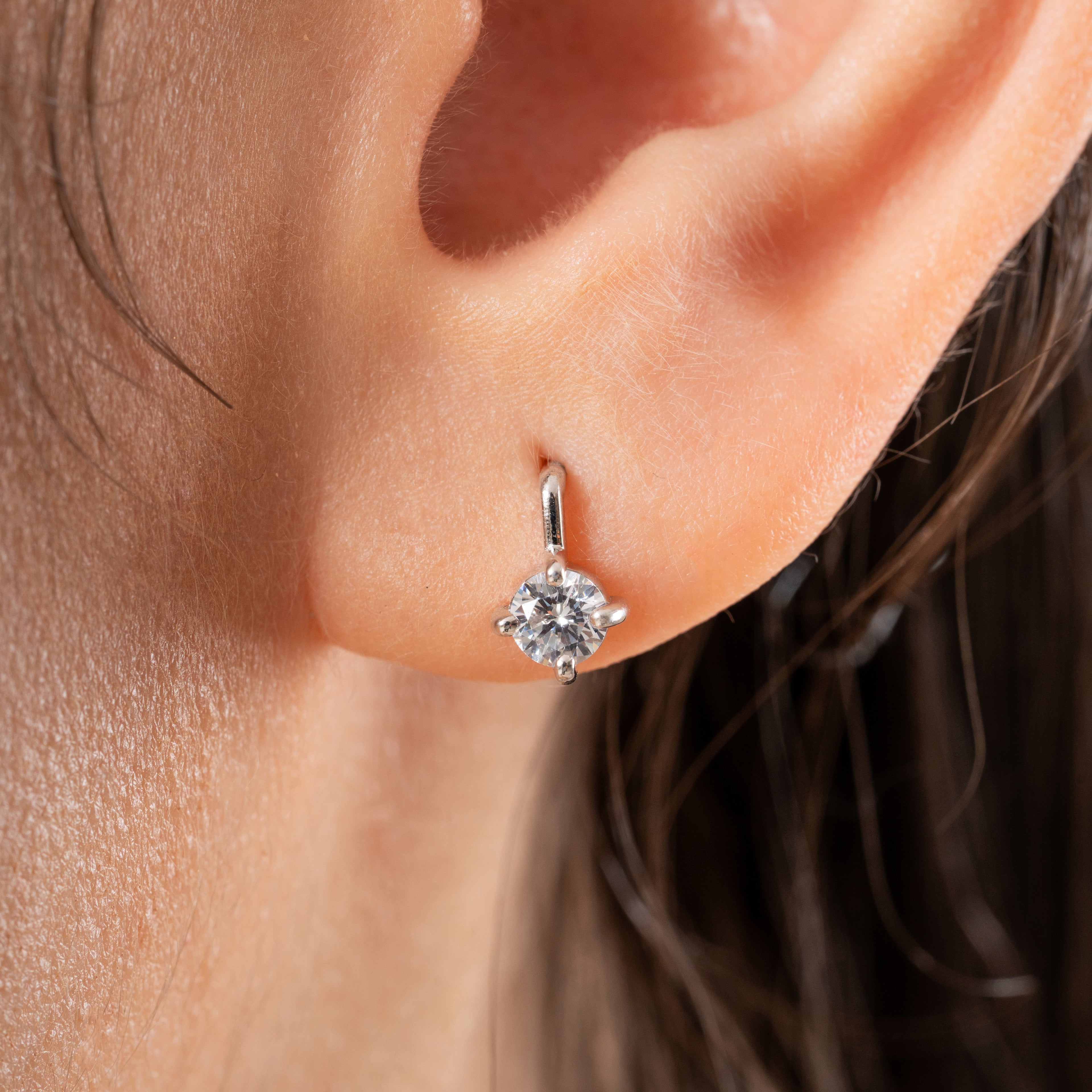 Minimal Hoop Stud Earrings - 92Five