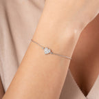 Heart Shape Diamond Bracelet - 92Five