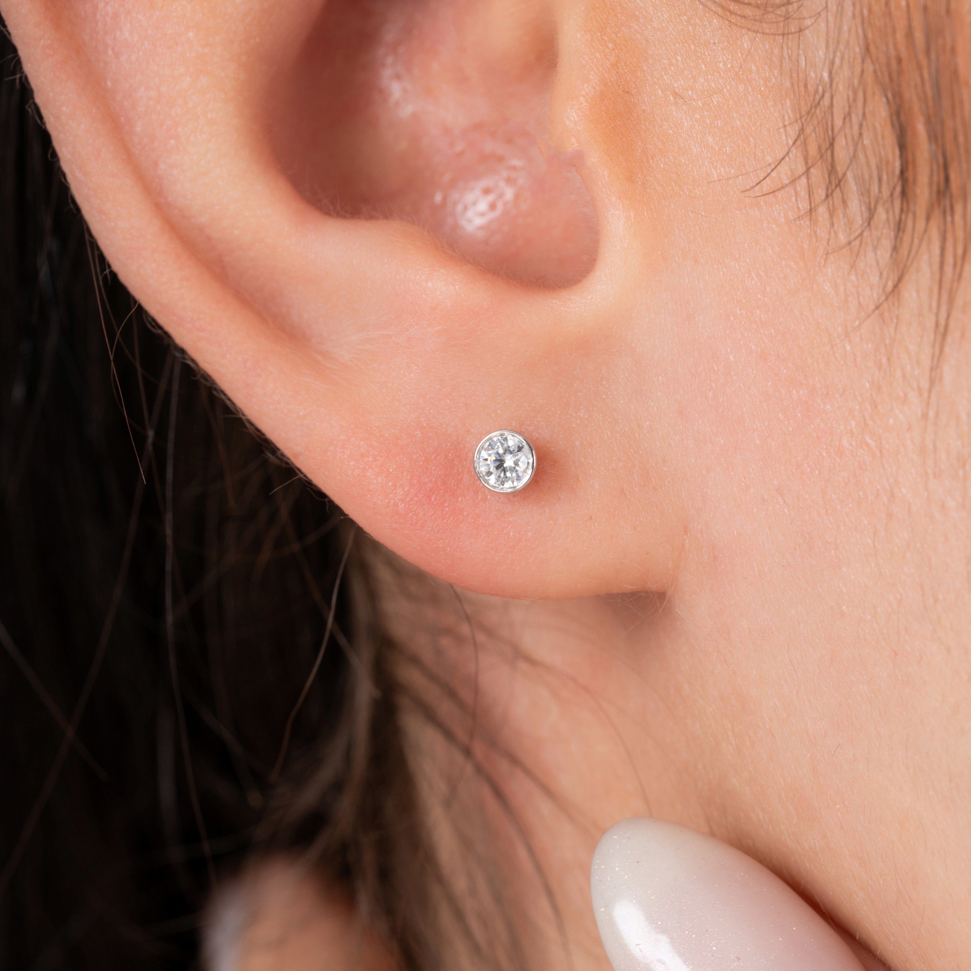 Round Diamond Stud - 92Five