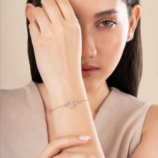 Interlinked Charm Bracelet