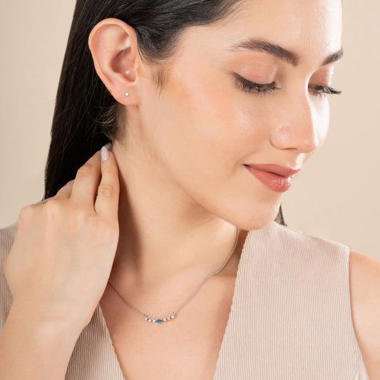 Small Solitaire Studs