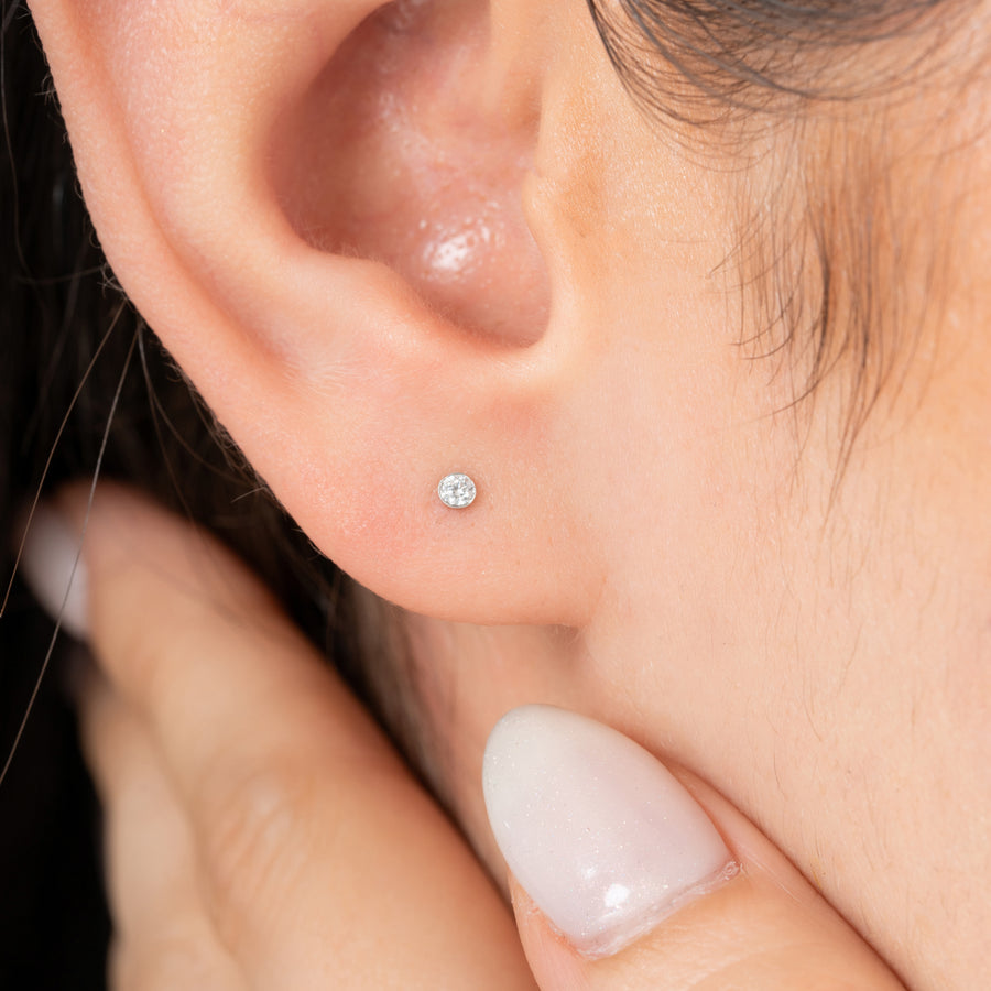 Small Solitaire Studs
