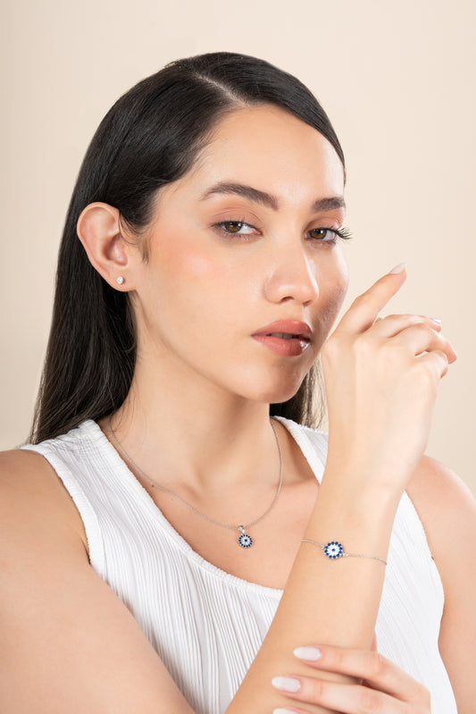 Circular Evil eye Bracelet