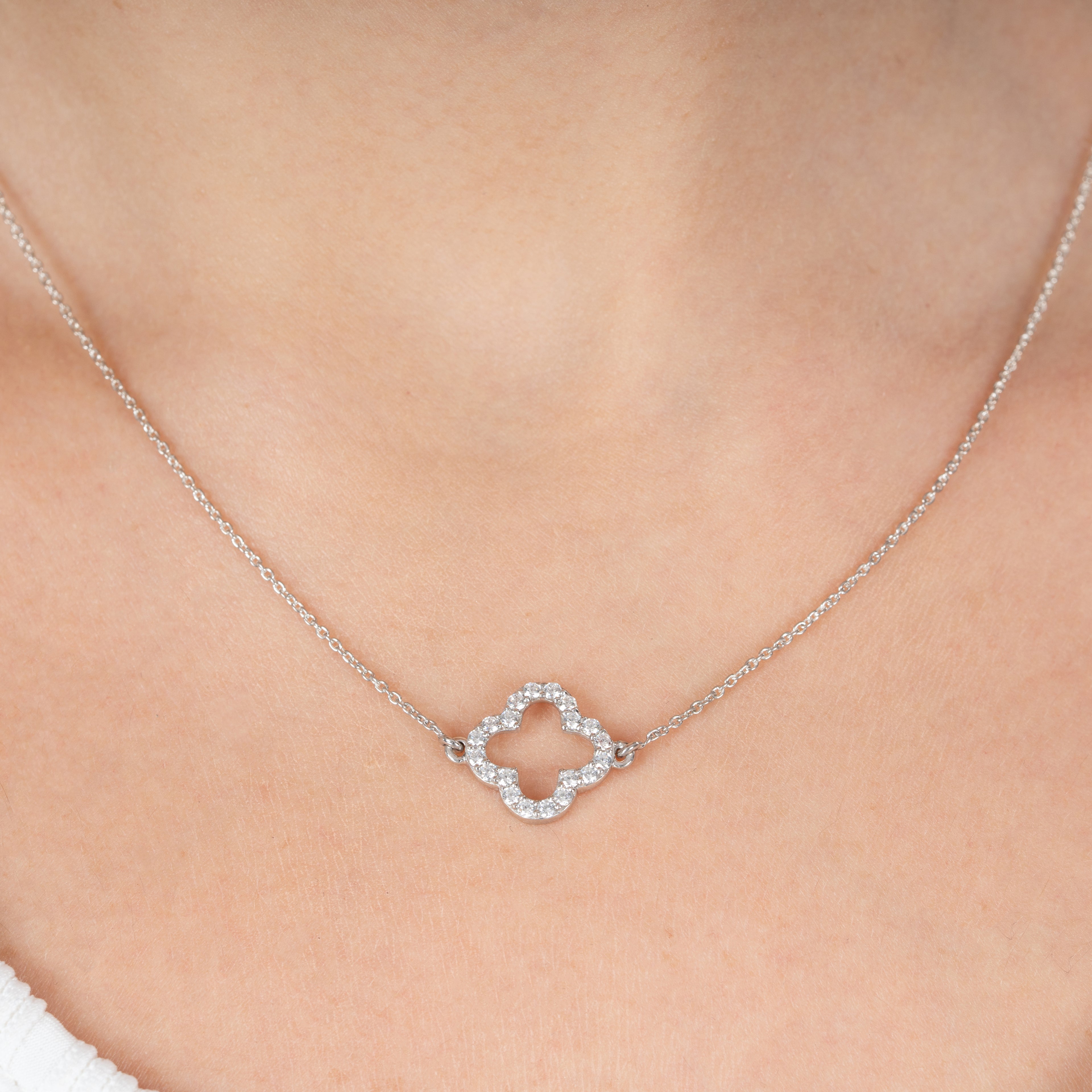 Clover Sparkle 925 Silver Pendant