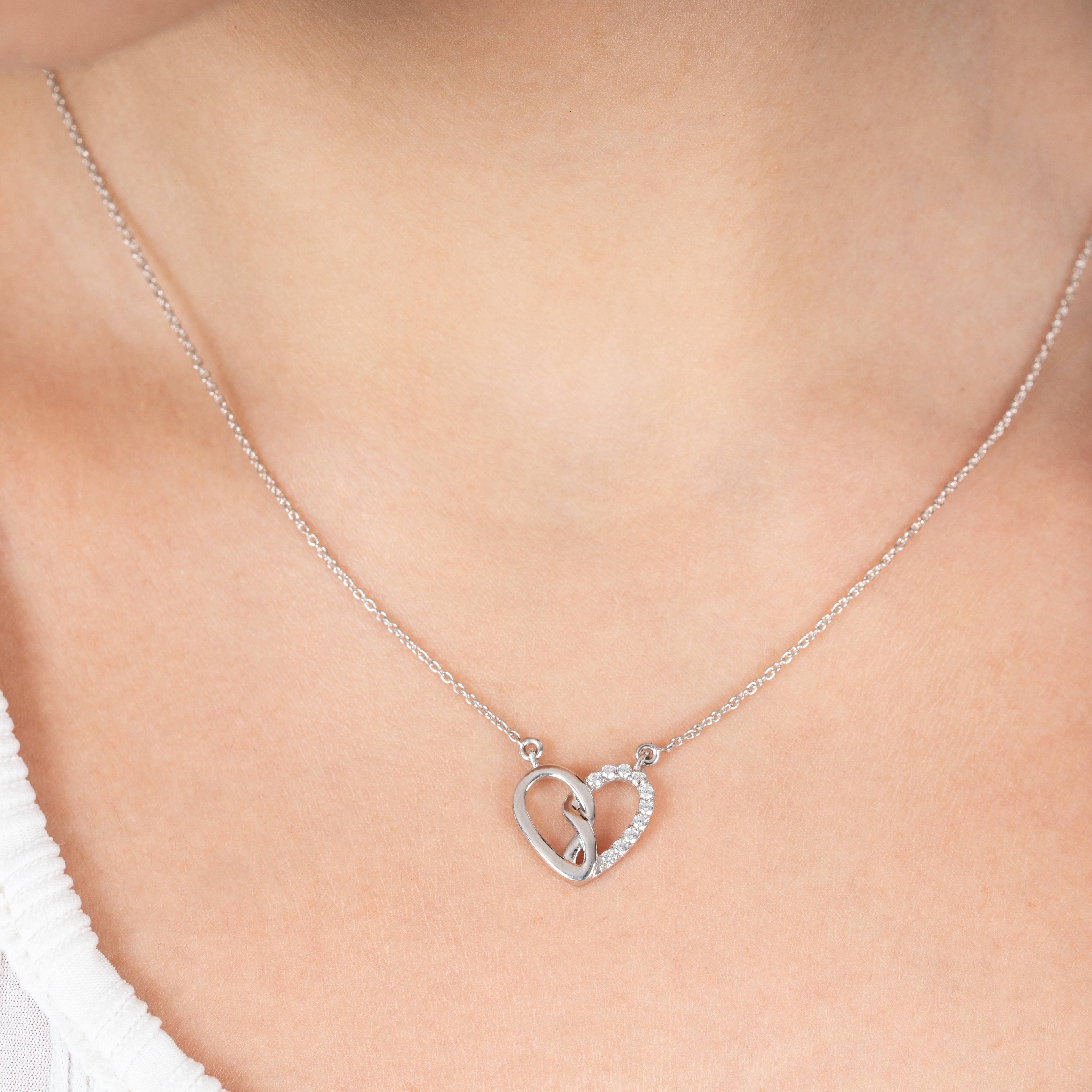 Twisted Heart 925 Silver Pendant