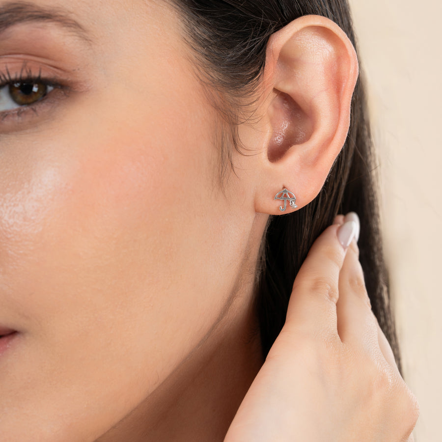 Dangling Umbrella Earrings