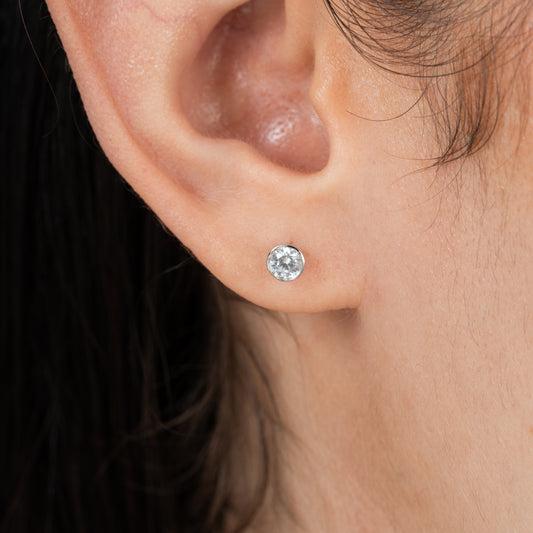 Solitaire Diamond Studs