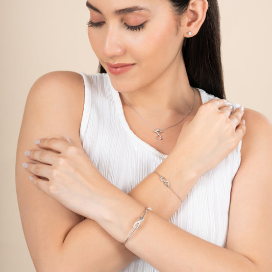 Infinity Silver bracelet