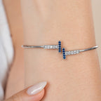 Twisting T Toi et Moi Diamond Bracelet - 92Five