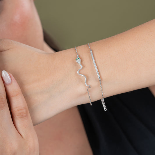 Snake Charm Bracelet Set