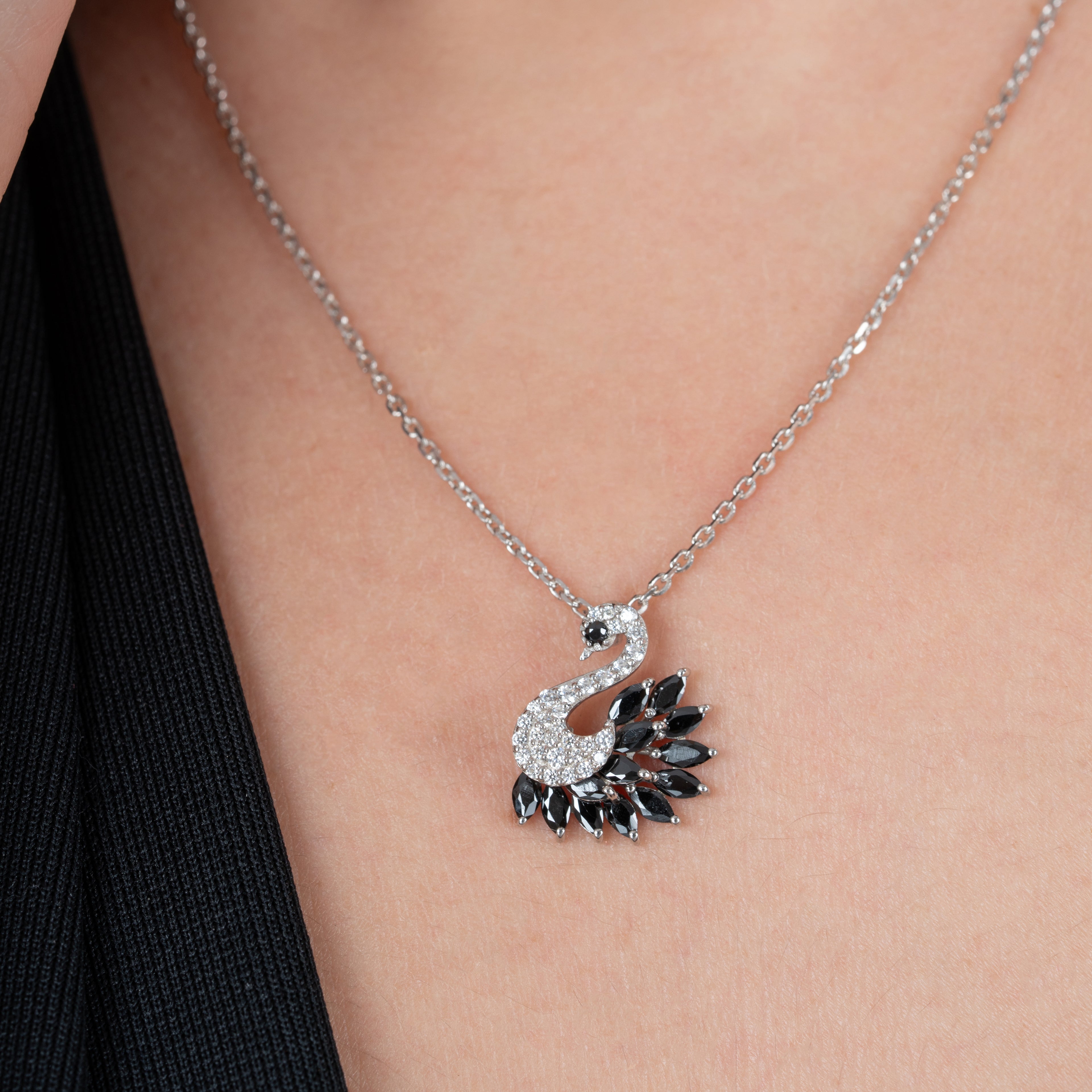 Swan Charm Pendant - 92Five