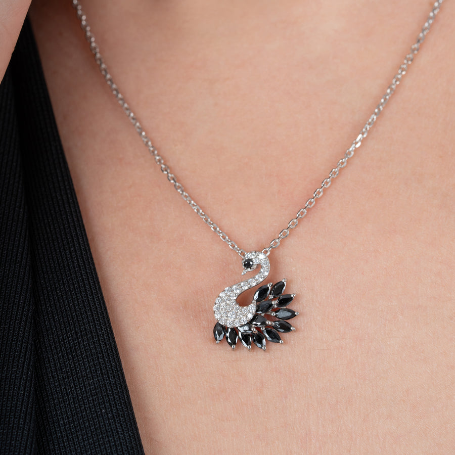 Swan Charm Pendant