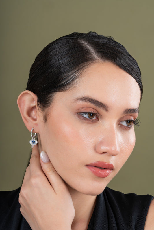 Evil Eye Drop Earrings