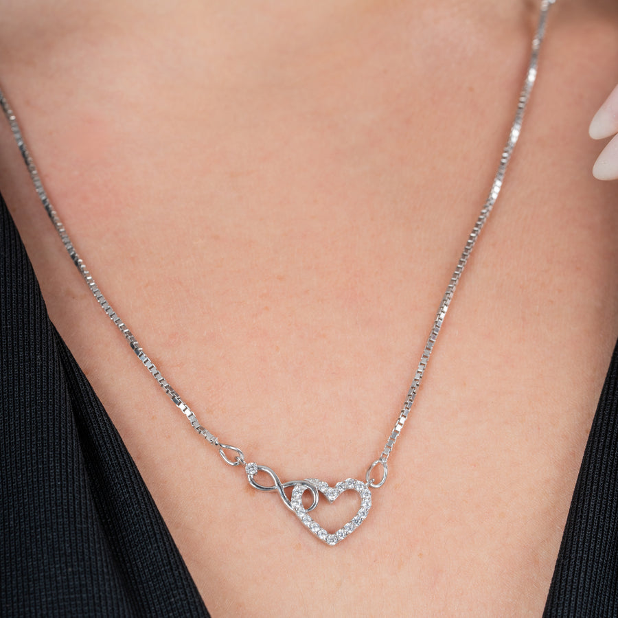 Infinity Heart Diamond Mangalsutra